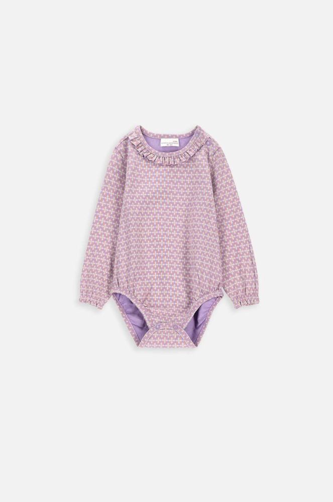 Боді для немовлят Coccodrillo колір фіолетовий (3557656)