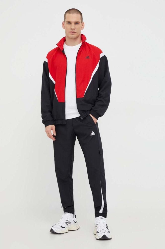 Спортивний костюм adidas чоловічий колір червоний