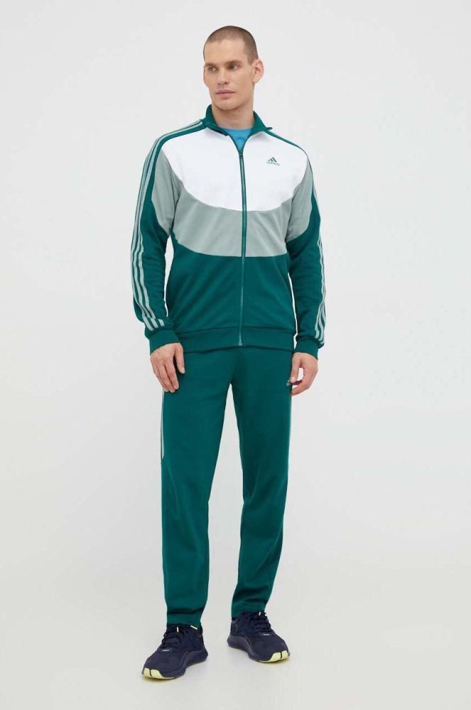 Спортивний костюм adidas чоловічий колір зелений (3520541)