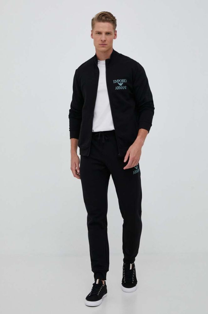 Спортивний костюм Emporio Armani Underwear чоловічий колір чорний (3354035)