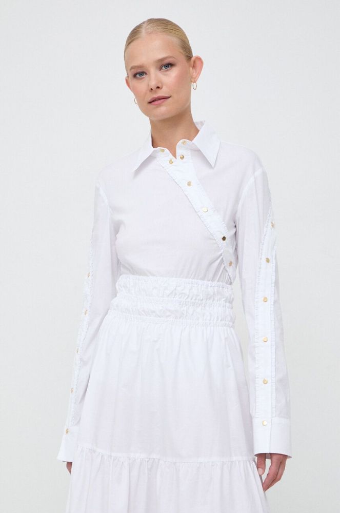 Блузка Pinko жіноча колір білий однотонна