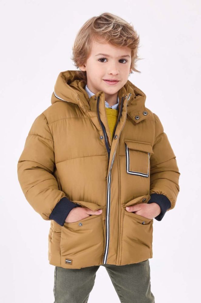 Дитяча куртка Mayoral колір бежевий (3424522)