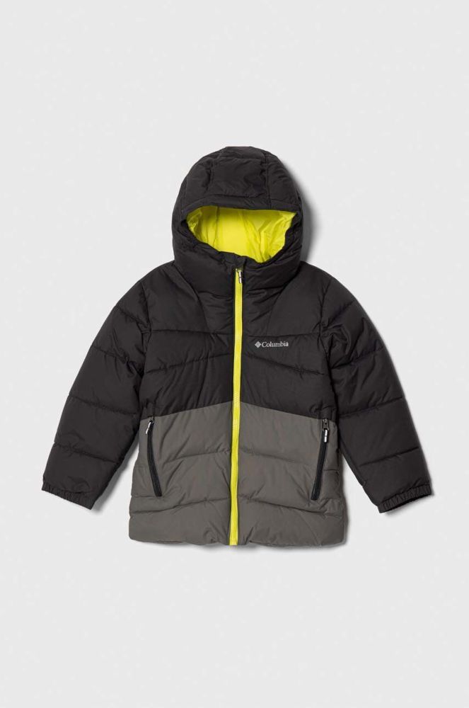 Дитяча гірськолижна куртка Columbia Arctic Blas колір сірий