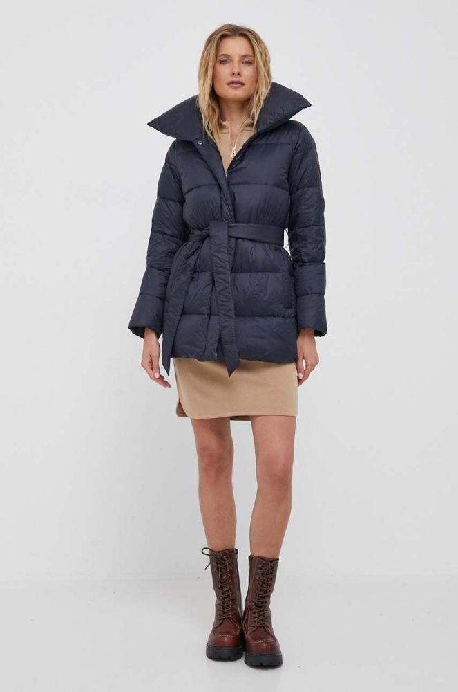 Пухова куртка Lauren Ralph Lauren жіноча колір синій зимова (3347206)