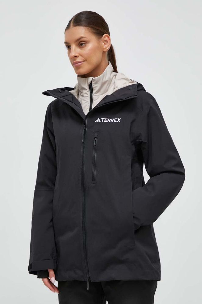 Спортивна куртка adidas TERREX Xperior 3in1 RAIN.RDY колір чорний