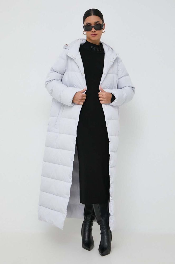 Куртка Patrizia Pepe жіноча колір сірий зимова (3625386)