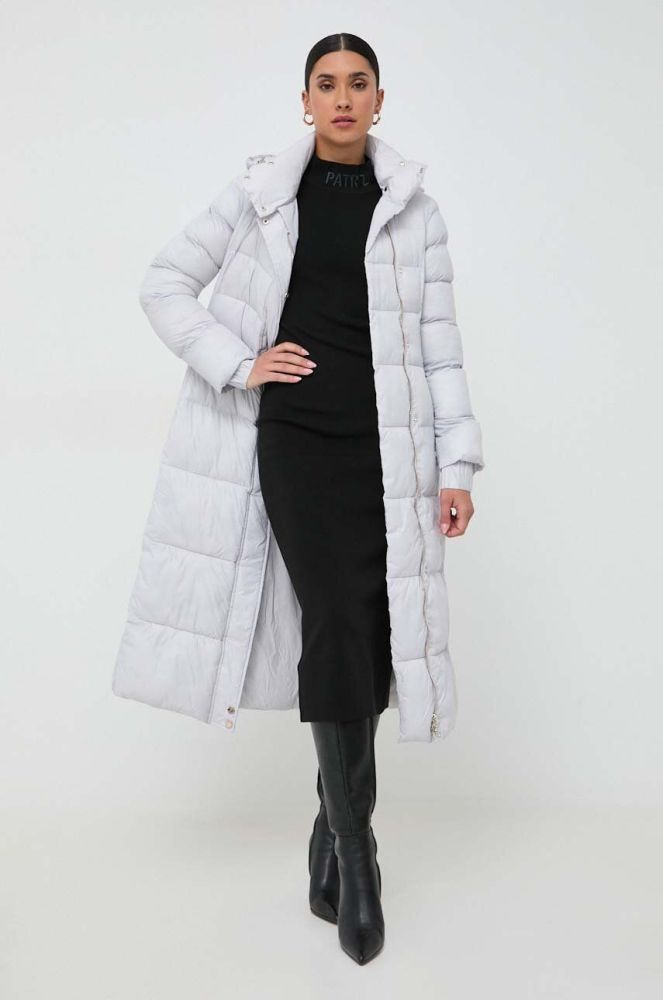 Куртка Patrizia Pepe жіноча колір сірий зимова (3625397)