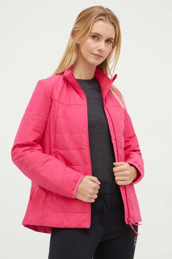Спортивна куртка Icebreaker MerinoLoft колір рожевий