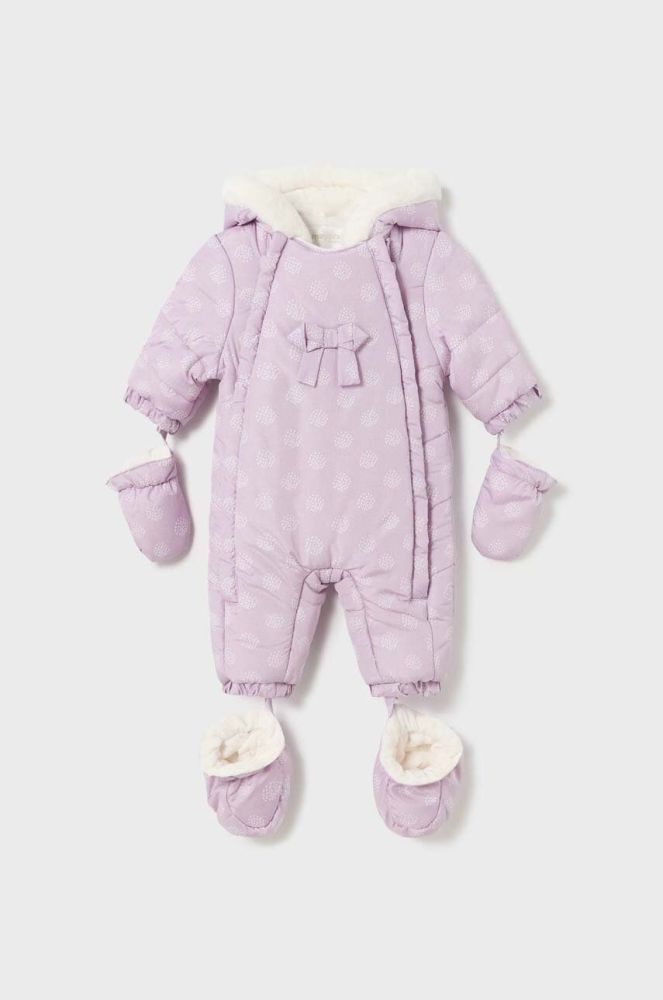 Комбінезон для немовлят Mayoral Newborn колір фіолетовий (3415601)