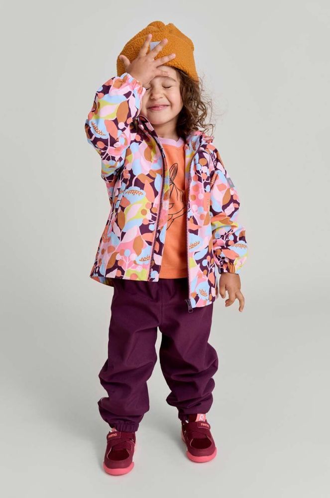 Дитяча куртка Reima Hede колір рожевий