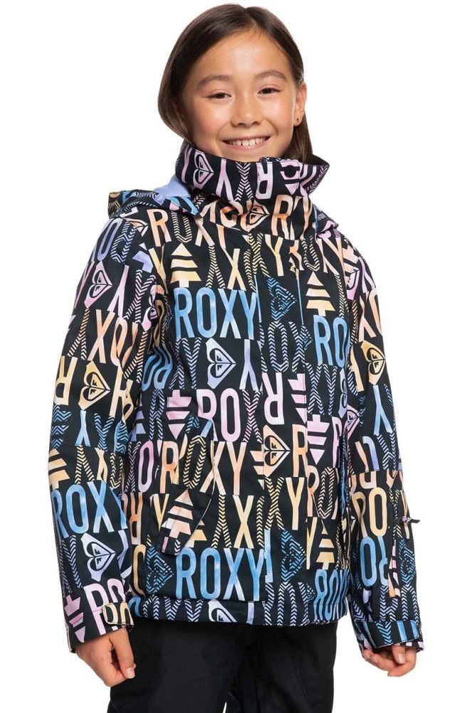 Дитяча гірськолижна куртка Roxy ROXY JETTY GIJK SNJT колір чорний