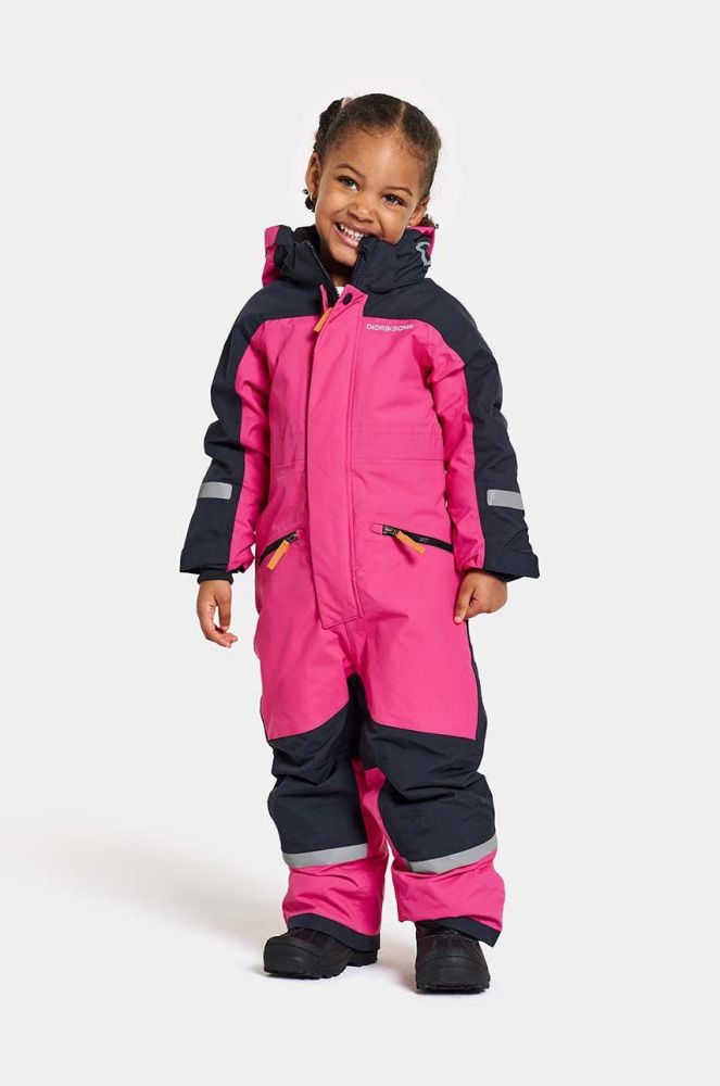 Дитячий зимовий комбінезон Didriksons NEPTUN K COVER колір рожевий