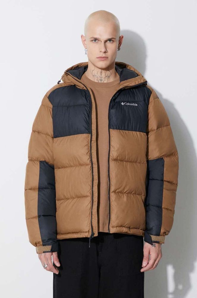 Куртка Columbia чоловіча колір коричневий зимова (3492999)