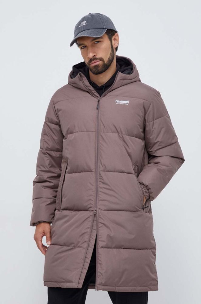 Куртка Hummel чоловіча колір коричневий зимова (3593103)
