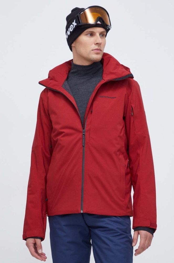 Гірськолижна куртка Peak Performance Maroon колір червоний
