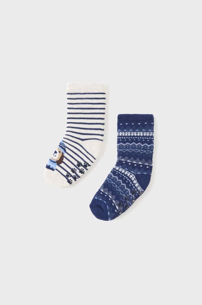 Шкарпетки для немовлят Mayoral 2-pack колір бежевий