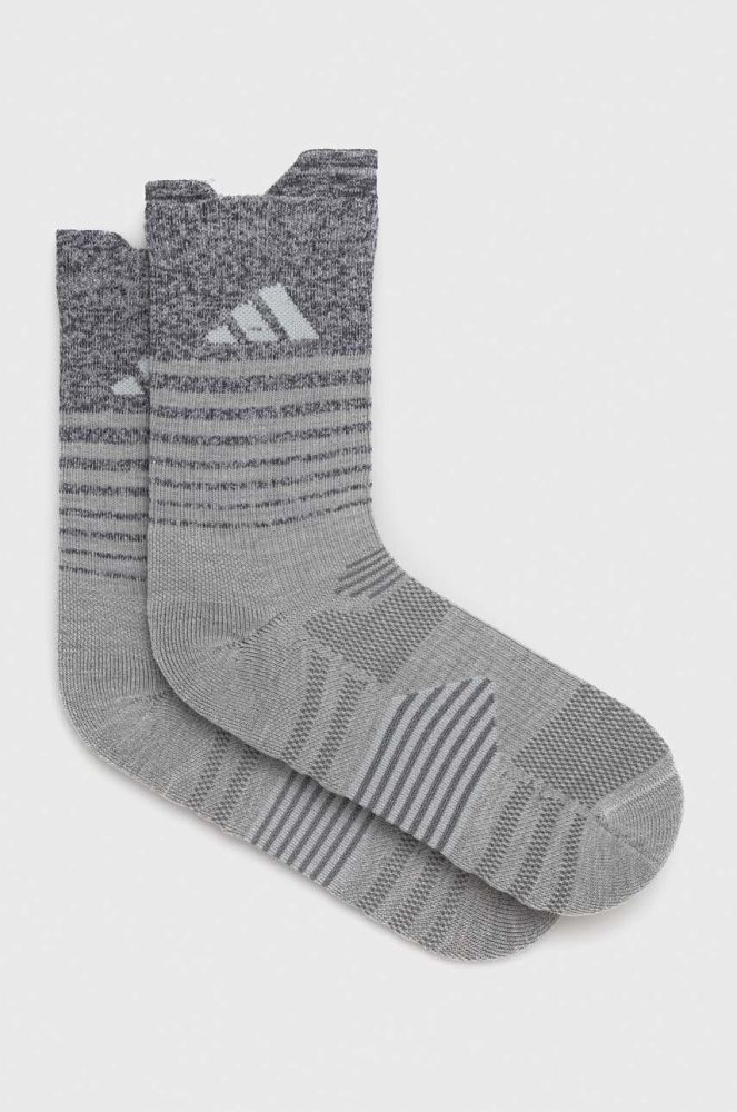 Шкарпетки adidas Performance колір сірий (3533626)