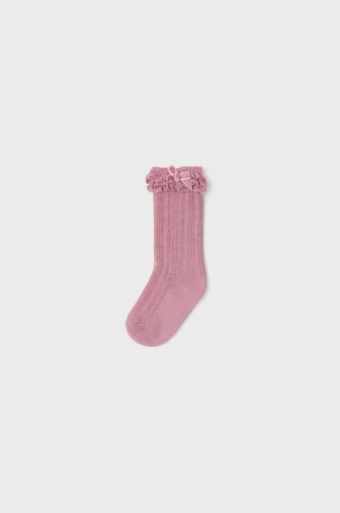 Шкарпетки для немовлят Mayoral колір рожевий