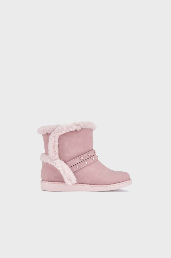 Дитячі зимові черевики Mayoral колір рожевий (3442483)