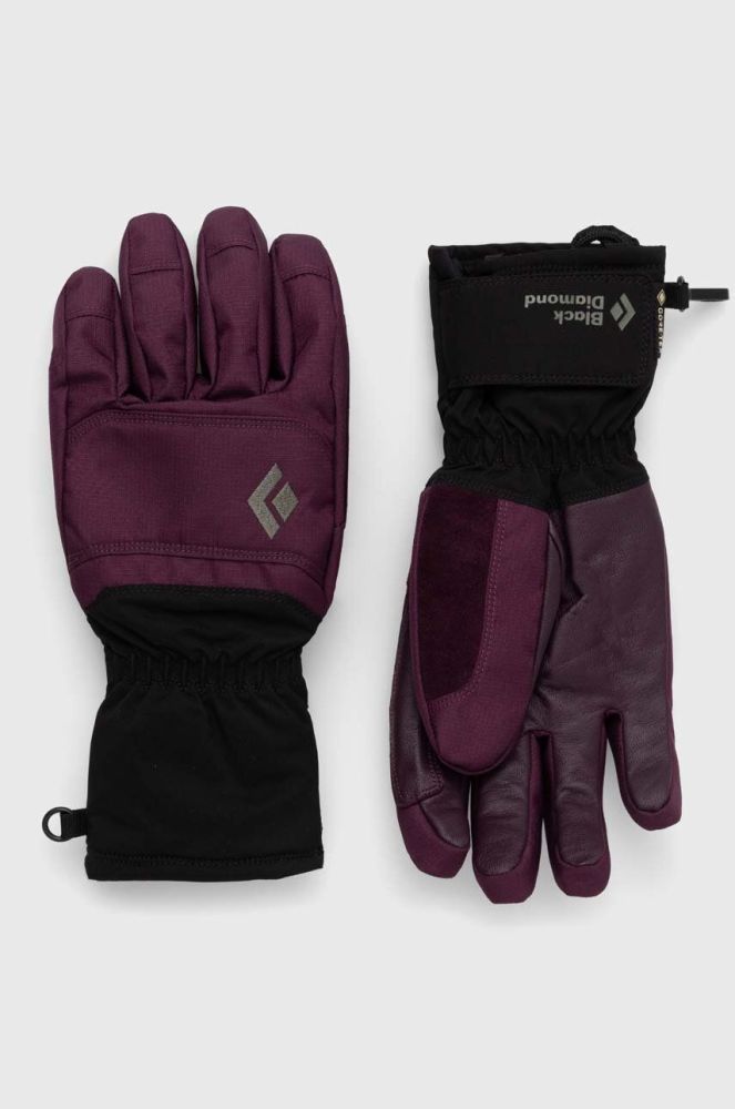 Лижні рукавички Black Diamond Mission колір фіолетовий
