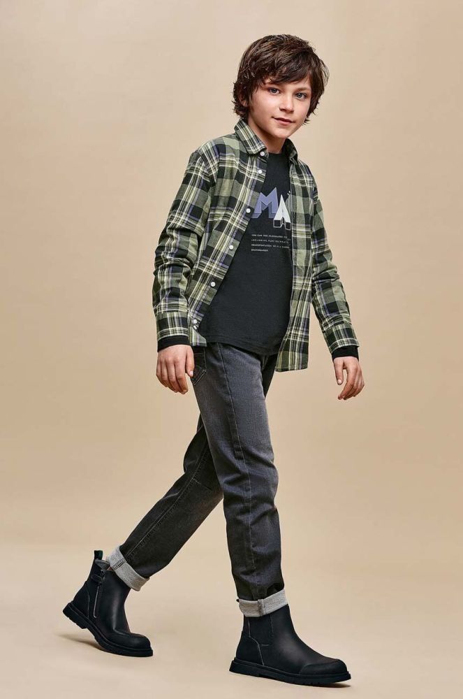 Дитячі джинси Mayoral soft denim jogger колір сірий (3440541)