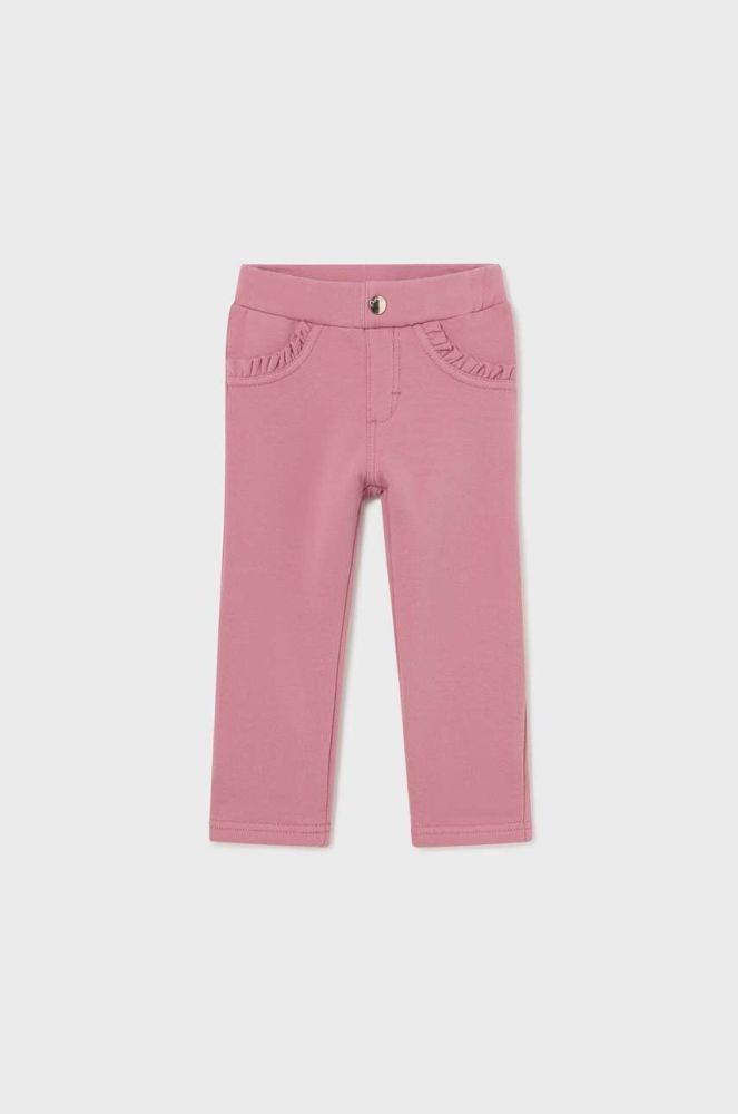 Штани для немовлят Mayoral колір рожевий однотонні (3443036)