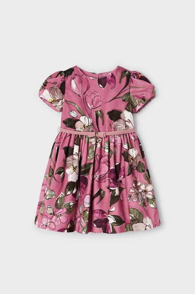 Дитяча сукня Mayoral колір рожевий mini розкльошена (3410431)