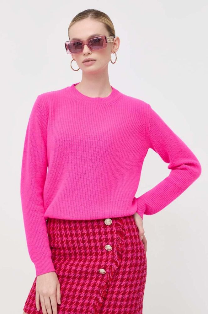 Вовняний светр Pinko жіночий колір рожевий (3512862)