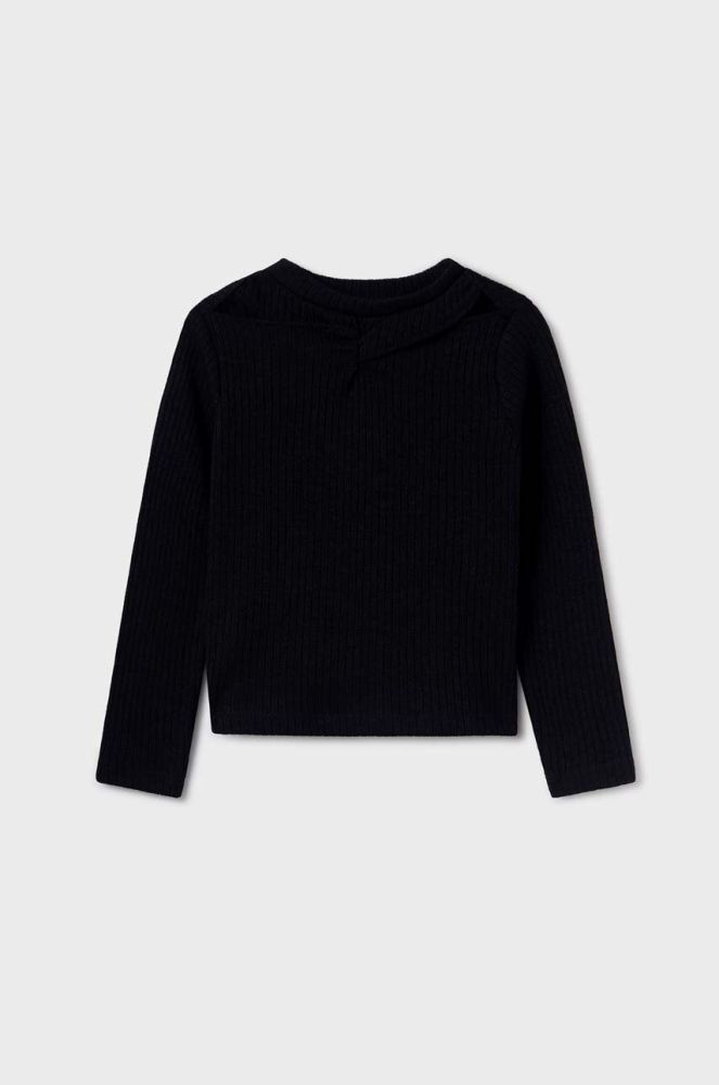 Дитячий светр Mayoral колір чорний легкий (3411526)
