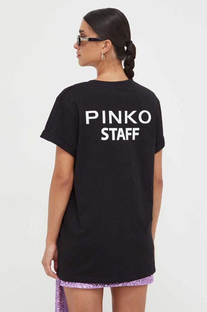 Бавовняна футболка Pinko колір чорний (3534835)