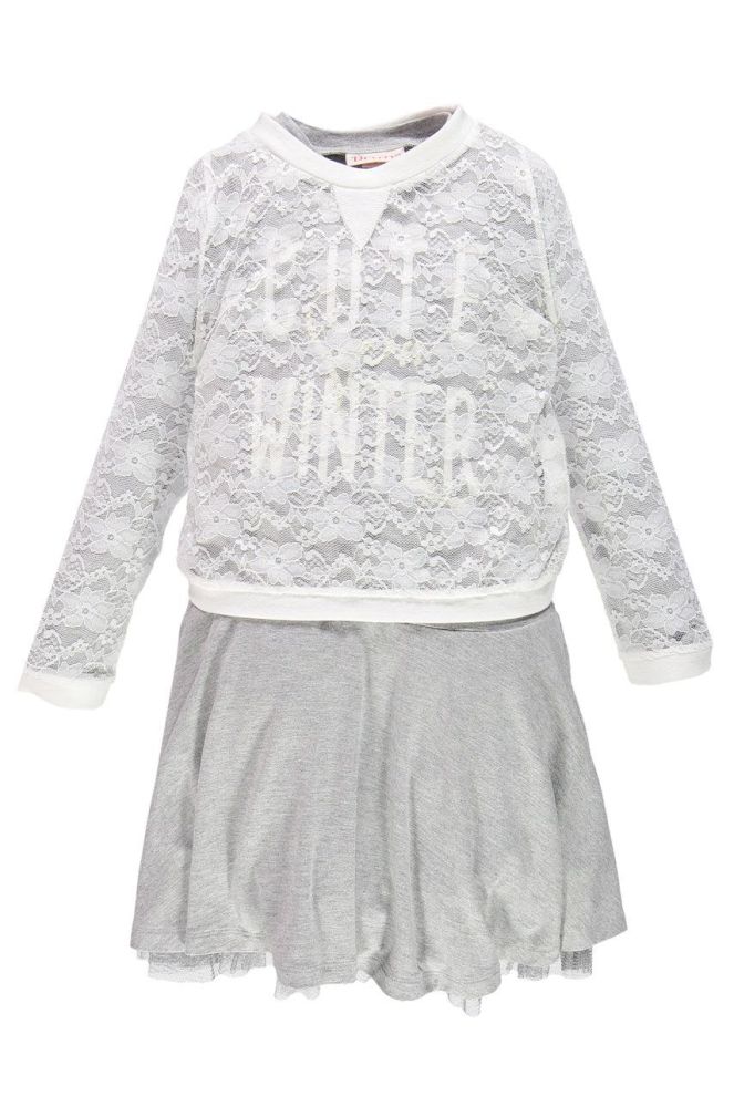 Brums - Дитяча сукня 104-128 cm колір сірий