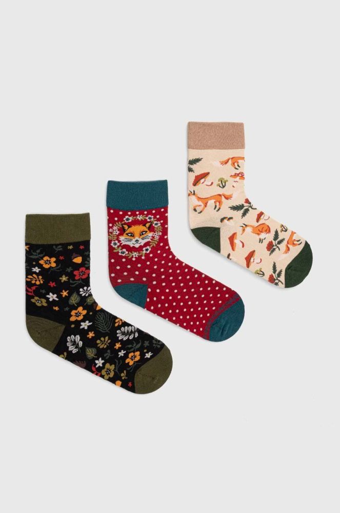 Бавовняні шкарпетки Medicine 3-pack колір барвистий (3599307)