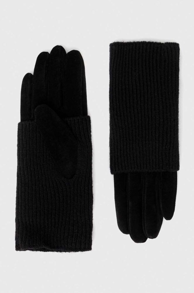 Замшеві рукавички Medicine колір чорний (3608697)