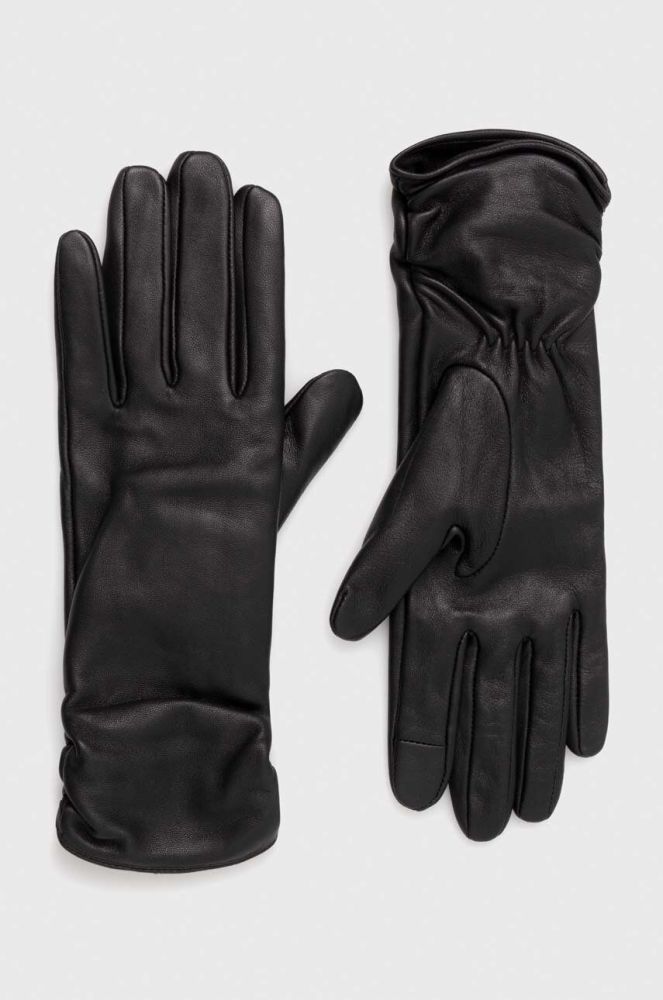 Шкіряні рукавички Medicine жіночі колір чорний (3608703)