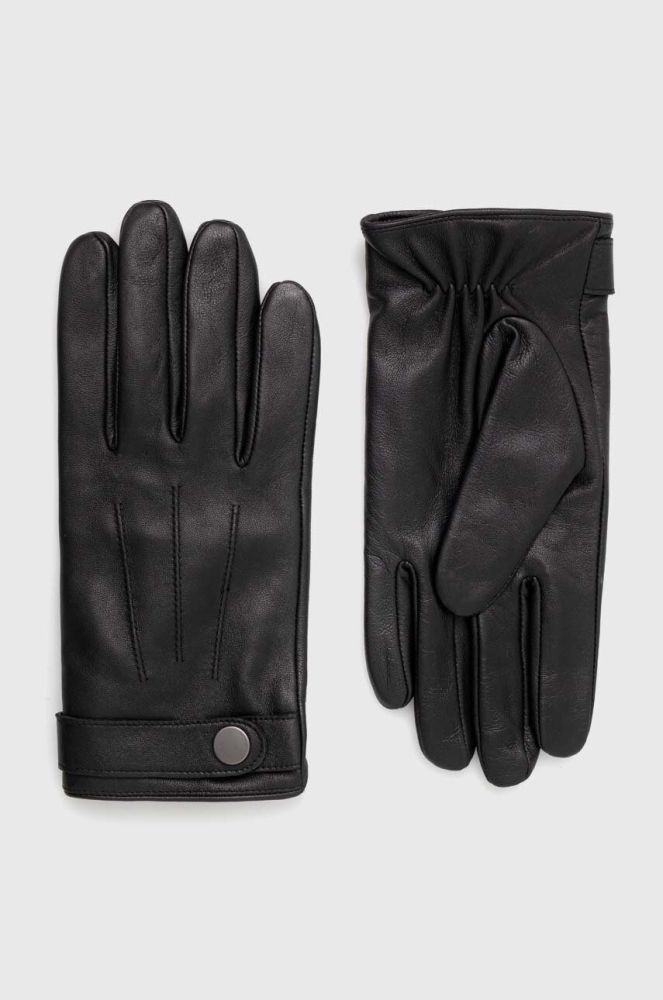 Шкіряні рукавички Medicine чоловічі колір чорний (3608711)