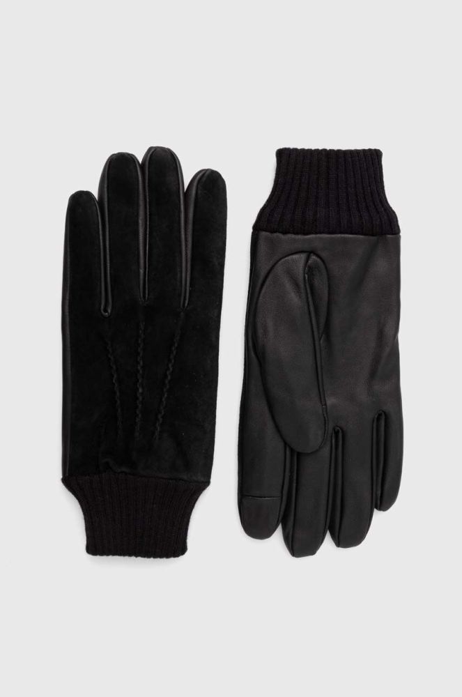 Замшеві рукавички Medicine колір чорний (3608722)