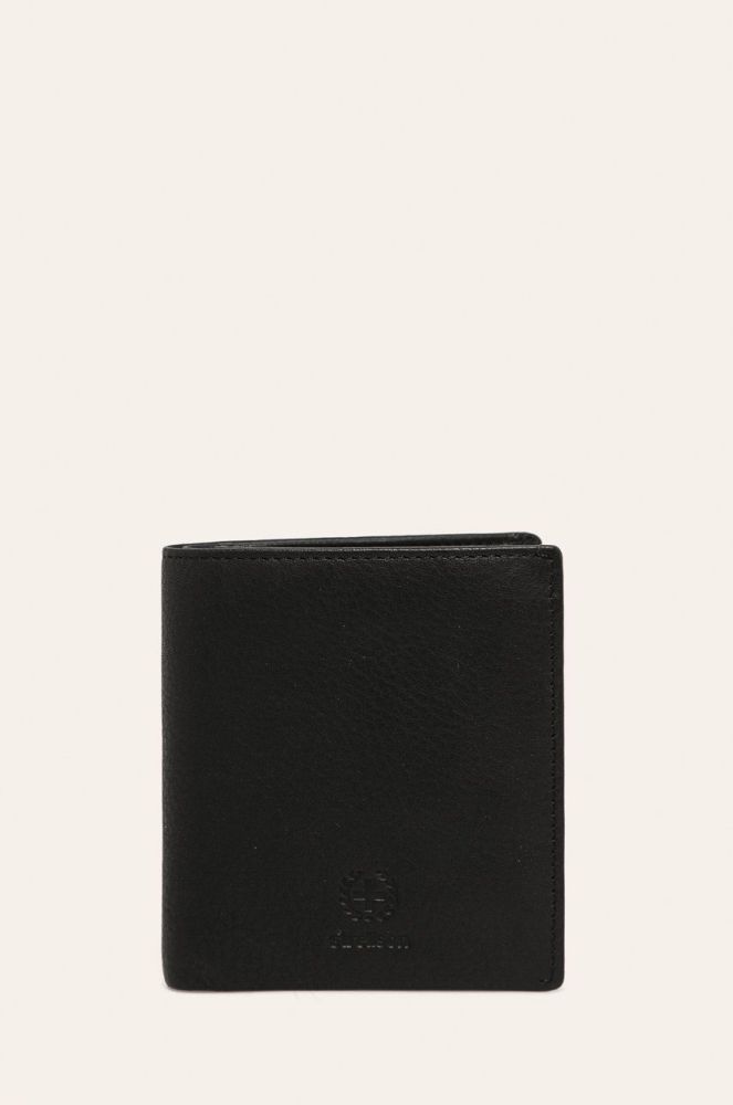 Strellson - Шкіряний гаманець колір чорний (507892)