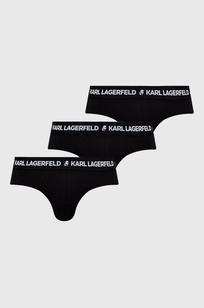 Сліпи Karl Lagerfeld чоловічі колір чорний (1402376)