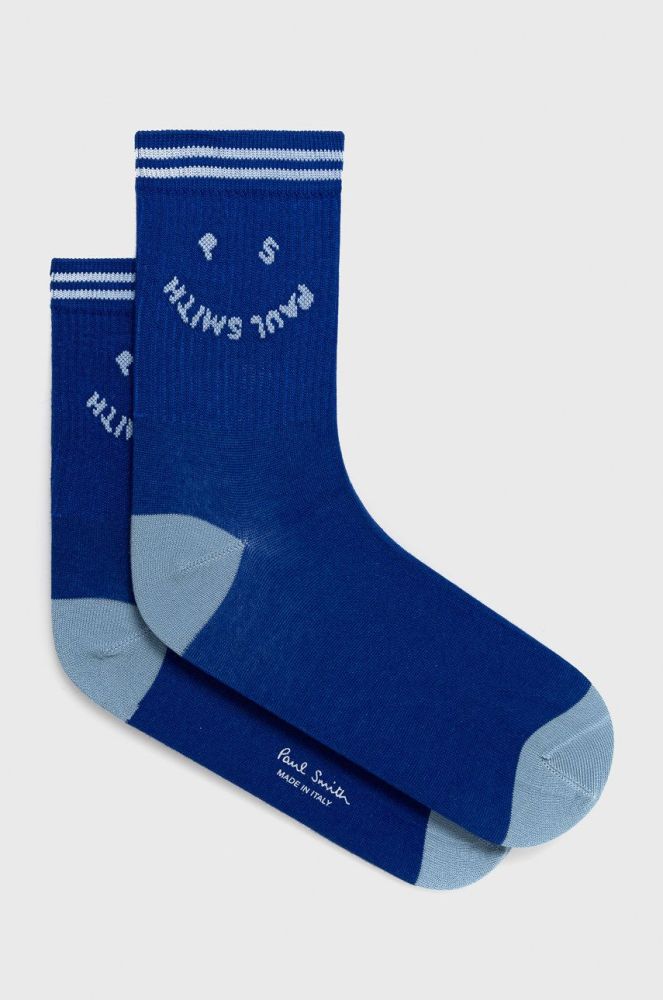 Шкарпетки PS Paul Smith жіночі колір блакитний