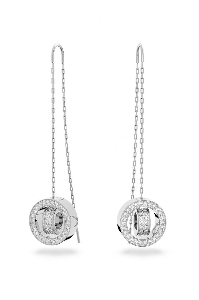 Сережки Swarovski колір срібний (2054542)