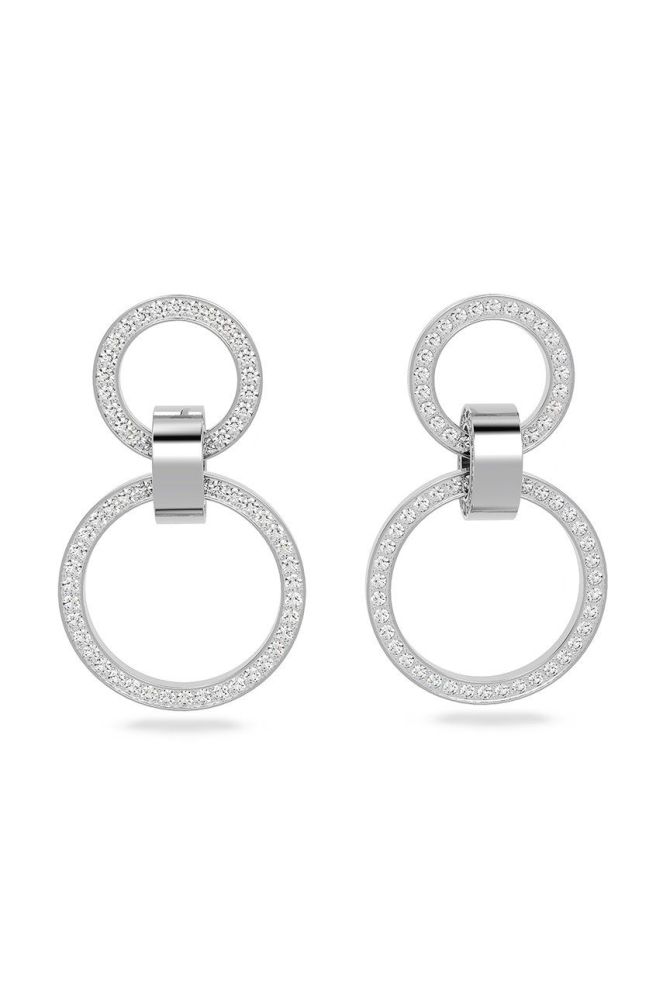 Сережки Swarovski колір срібний (2083288)