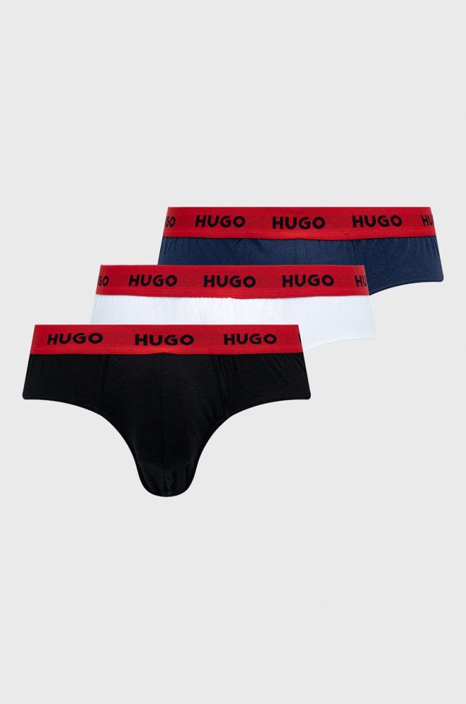 Сліпи HUGO (3-pack) чоловічі колір барвистий