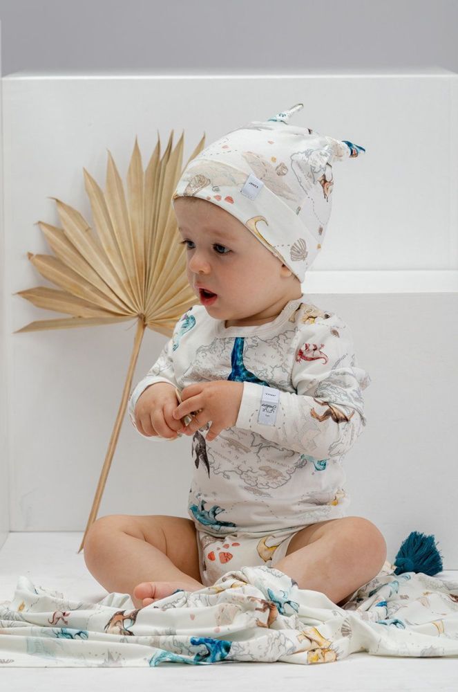 Дитяча шапка Jamiks з тонкого трикотажу колір блакитний (2032030)