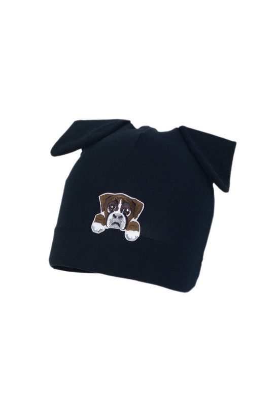 Дитяча шапка Jamiks колір чорний з тонкого трикотажу (2105049)
