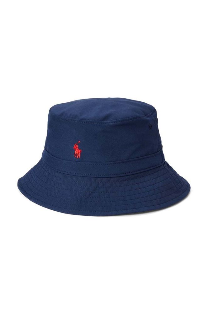 Дитячий капелюх Polo Ralph Lauren колір синій