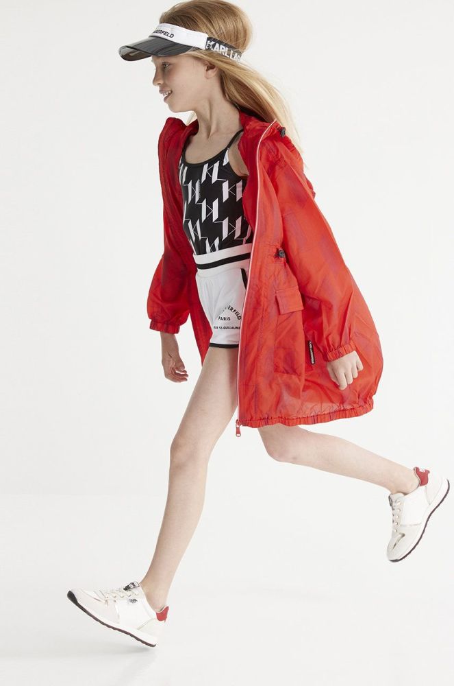 Дитяча куртка Karl Lagerfeld колір червоний (2076637)