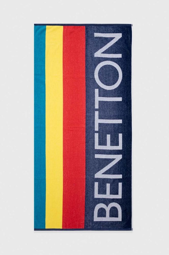 Дитячий бавовняний рушник United Colors of Benetton колір темно-синій (3274767)