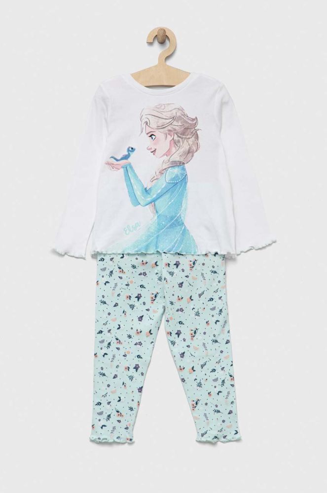 Дитяча бавовняна піжама OVS з принтом колір блакитний (3042779)