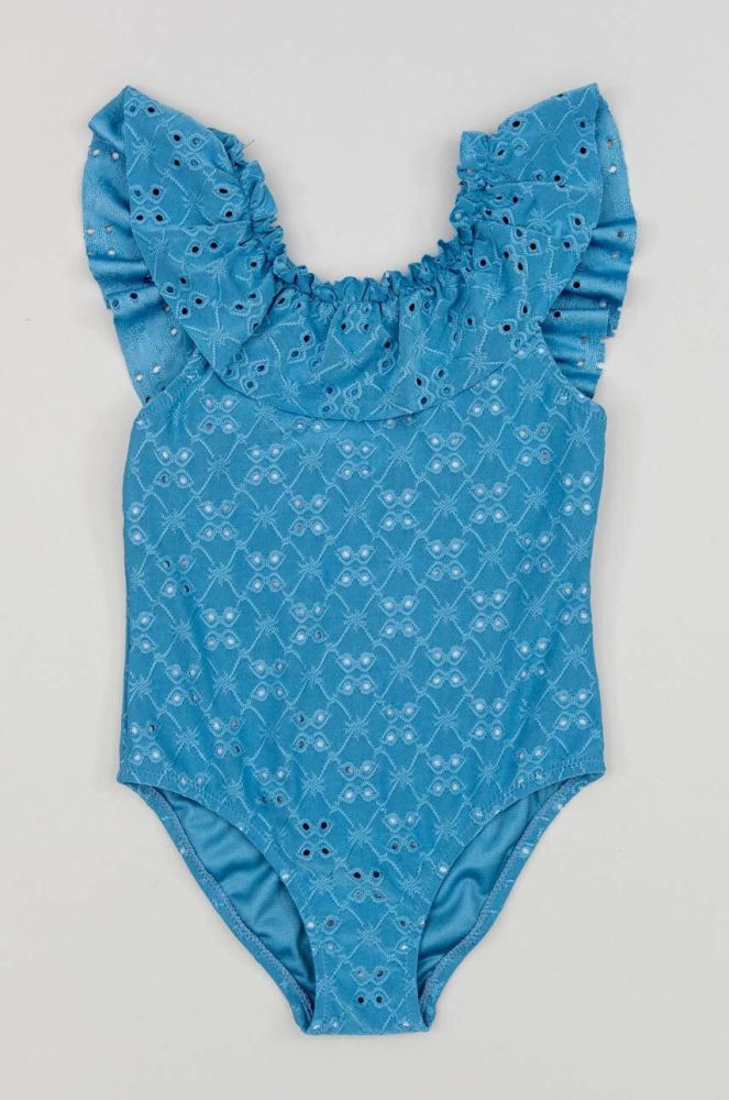 Суцільний дитячий купальник zippy колір блакитний (3158478)