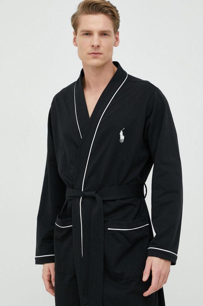 Халат Polo Ralph Lauren колір чорний
